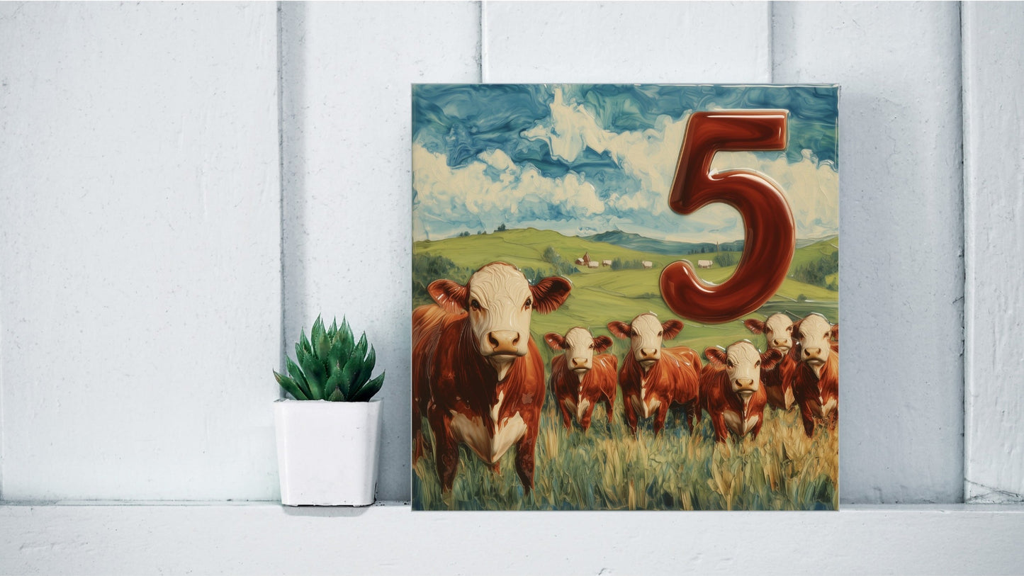 Customised House Number Tiles From Existing Design Templates