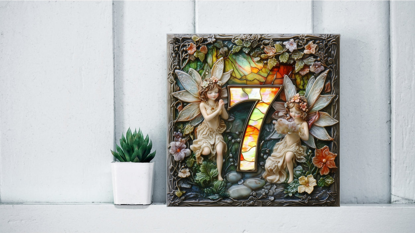 Customised House Number Tiles From Existing Design Templates