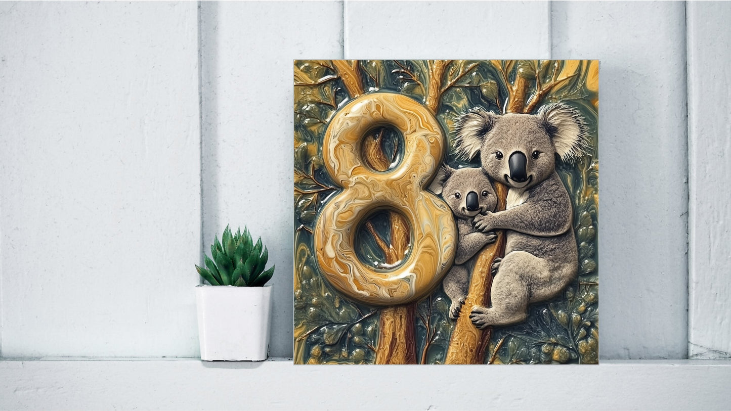 Customised House Number Tiles From Existing Design Templates
