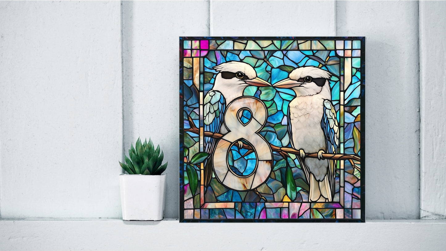 Customised House Number Tiles From Existing Design Templates