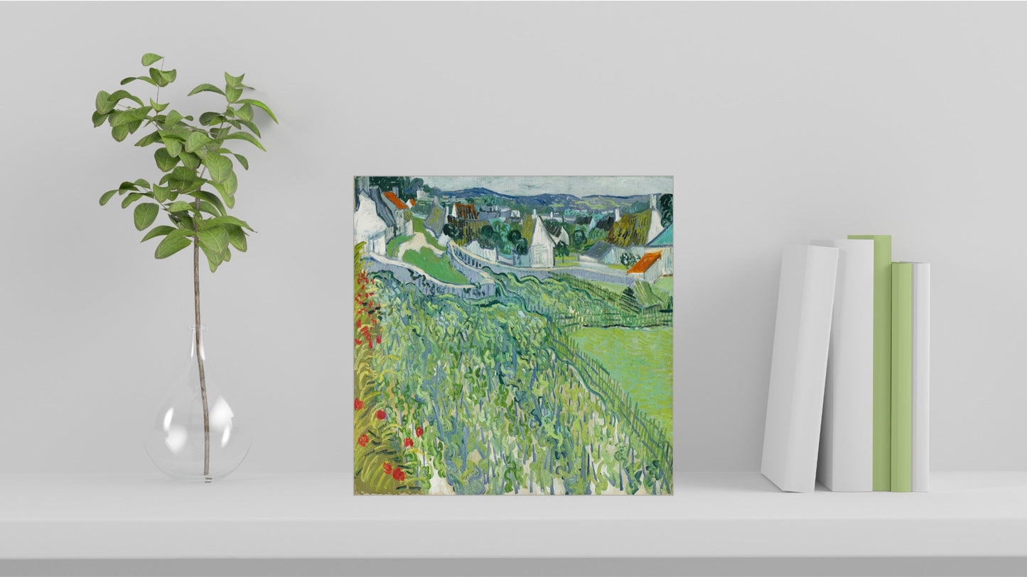 Vincent van Gogh Display Tiles - Vineyards at Auvers (1890)
