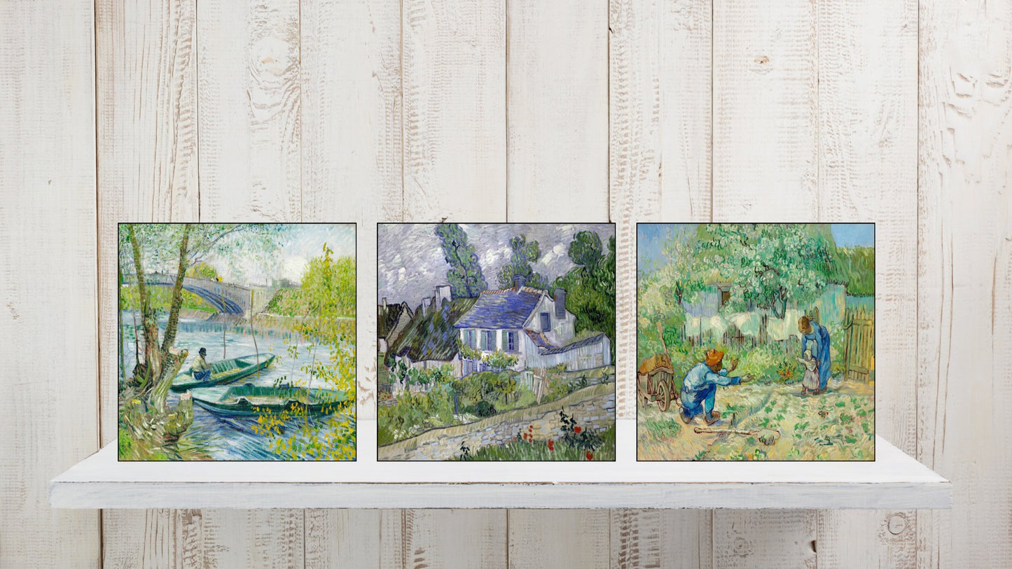 Vincent van Gogh Display Tiles - Set Of 3