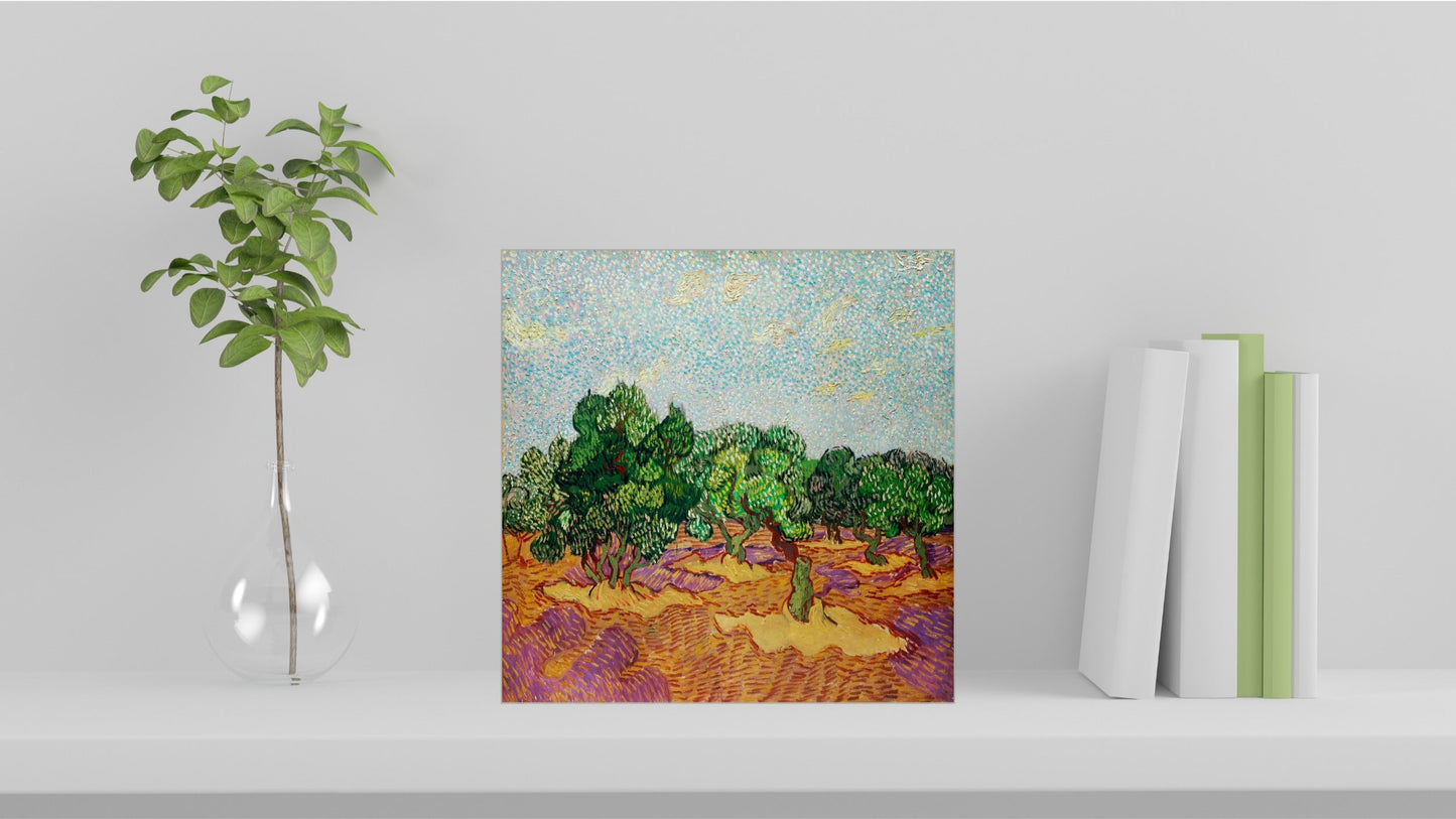 Vincent van Gogh Display Tiles - Olive Trees (1889)