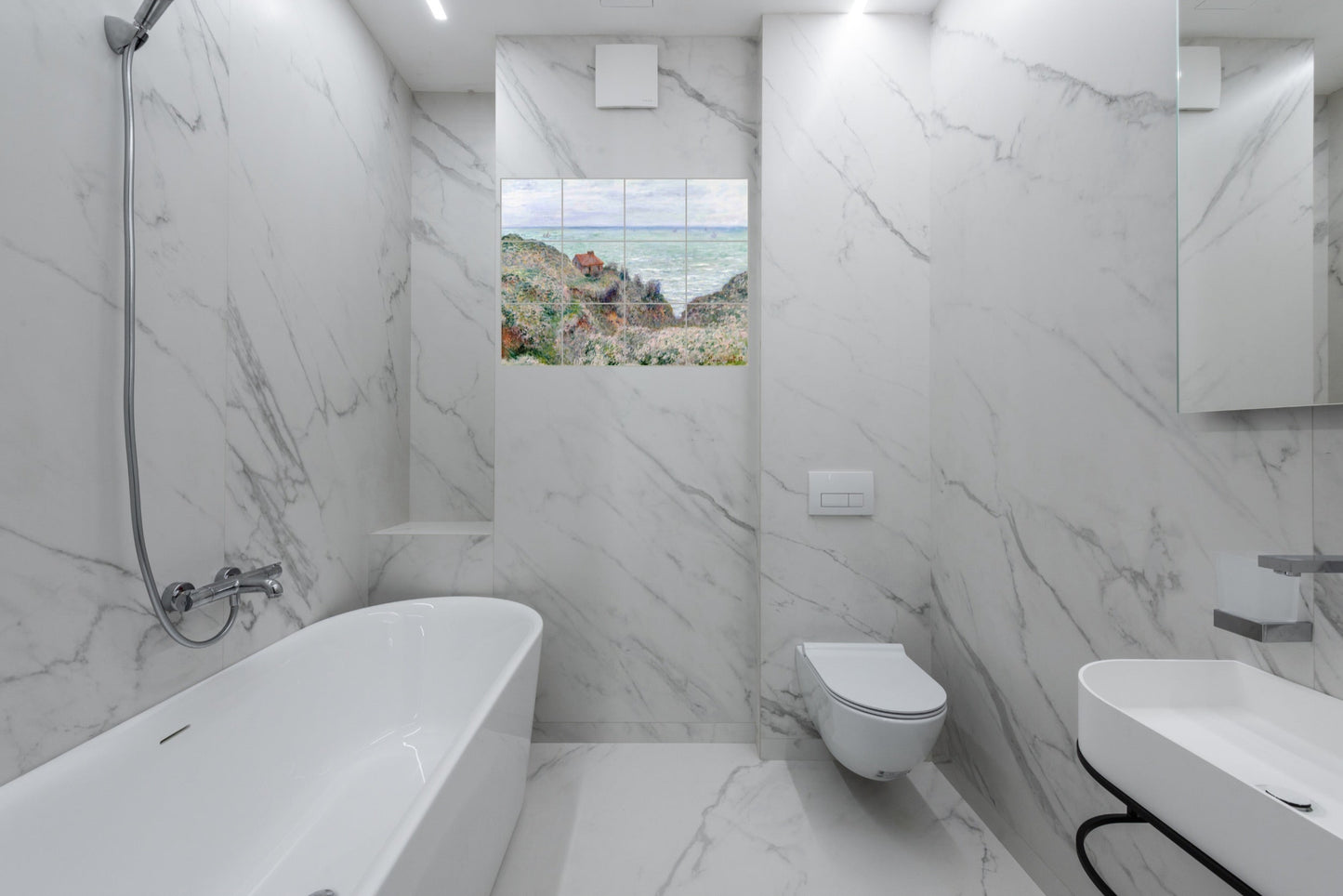 Claude Monet Original Art Murals - Cabin of the Customs Watch (1882)