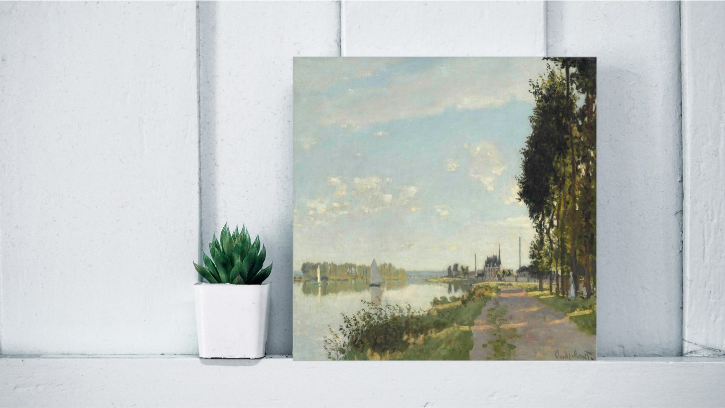 Claude Monet Display Tiles - Argenteuil (1872)