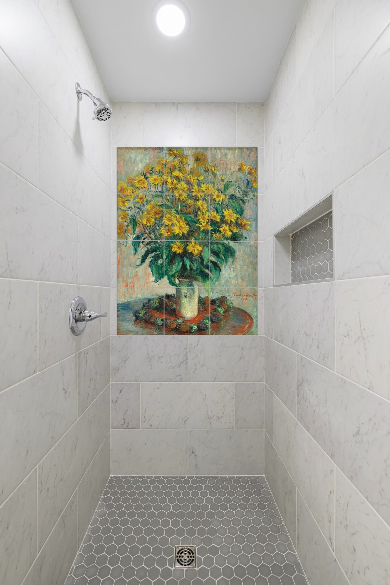 Claude Monet Original Art Murals - Bouquet of Sunflowers (1881)