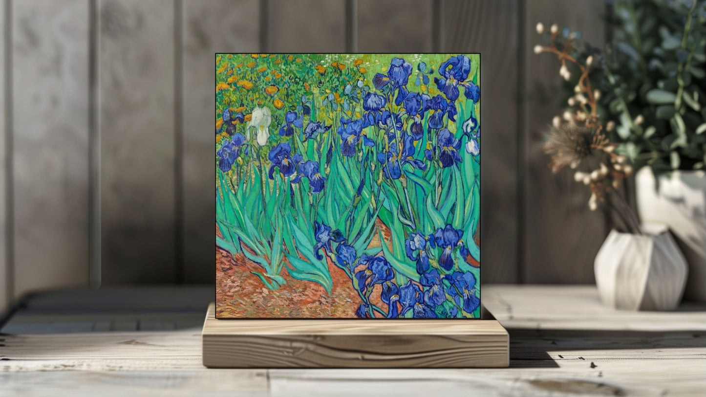Vincent van Gogh Display Tiles - Irises (1889)