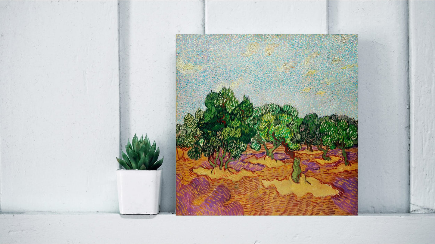 Vincent van Gogh Display Tiles - Olive Trees (1889)