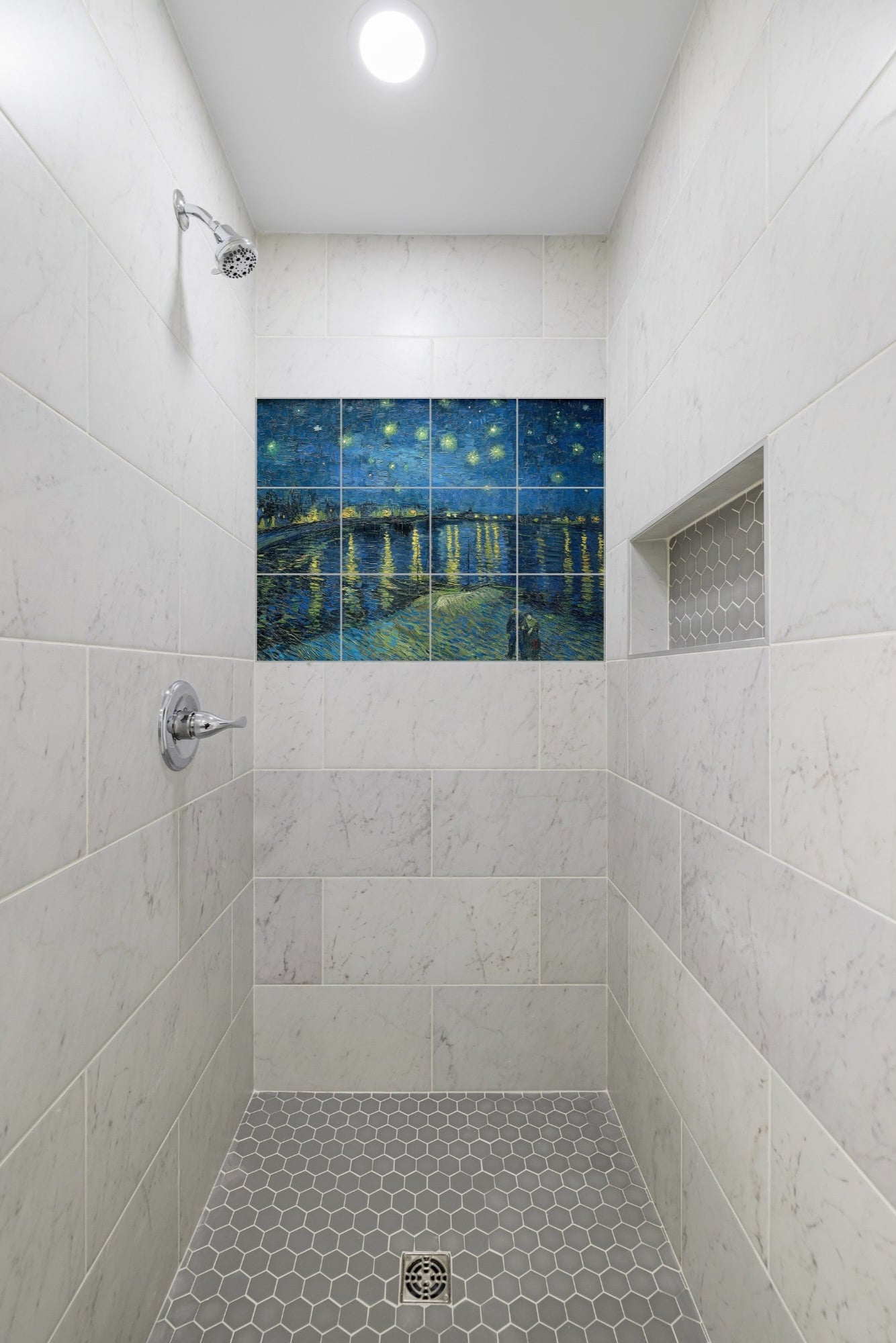 Vincent van Gogh Original Art Murals - Starry Night Over the Rhône (1888)