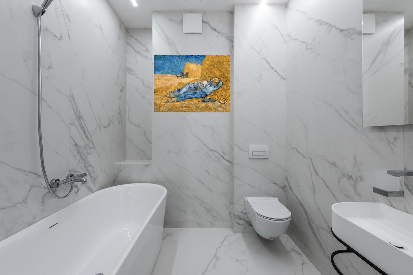 Vincent van Gogh Original Art Murals - The Siesta (1890)