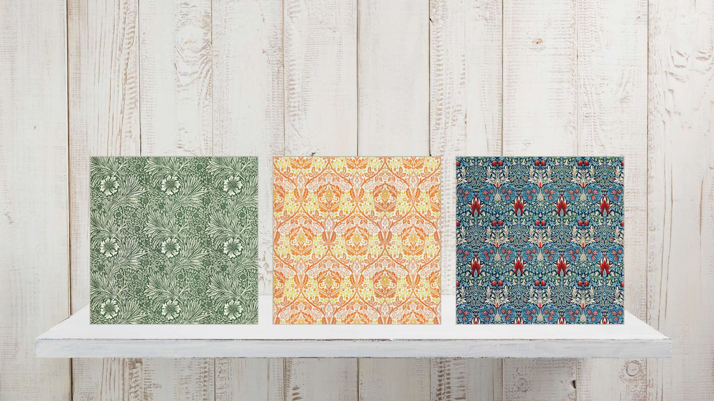 William Morris Display Tiles - Set Of 3