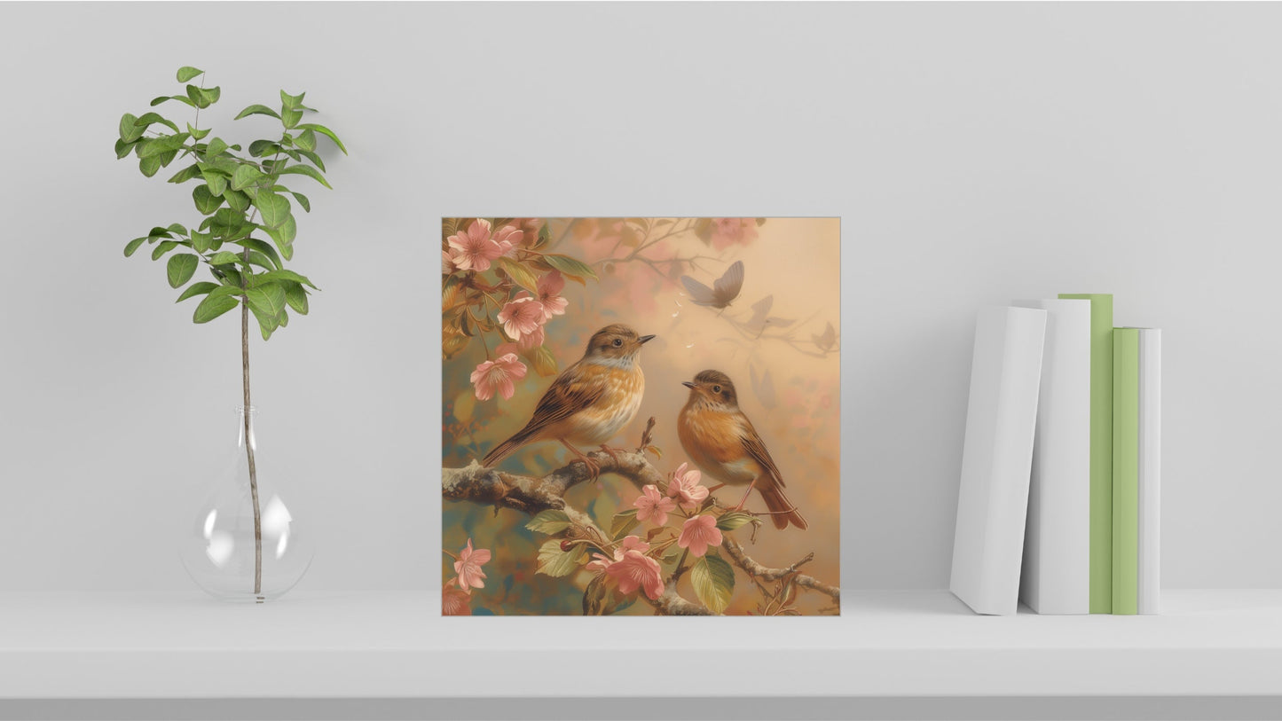 Archibald Thorburn Tribute Bird Series - Common Redpolls