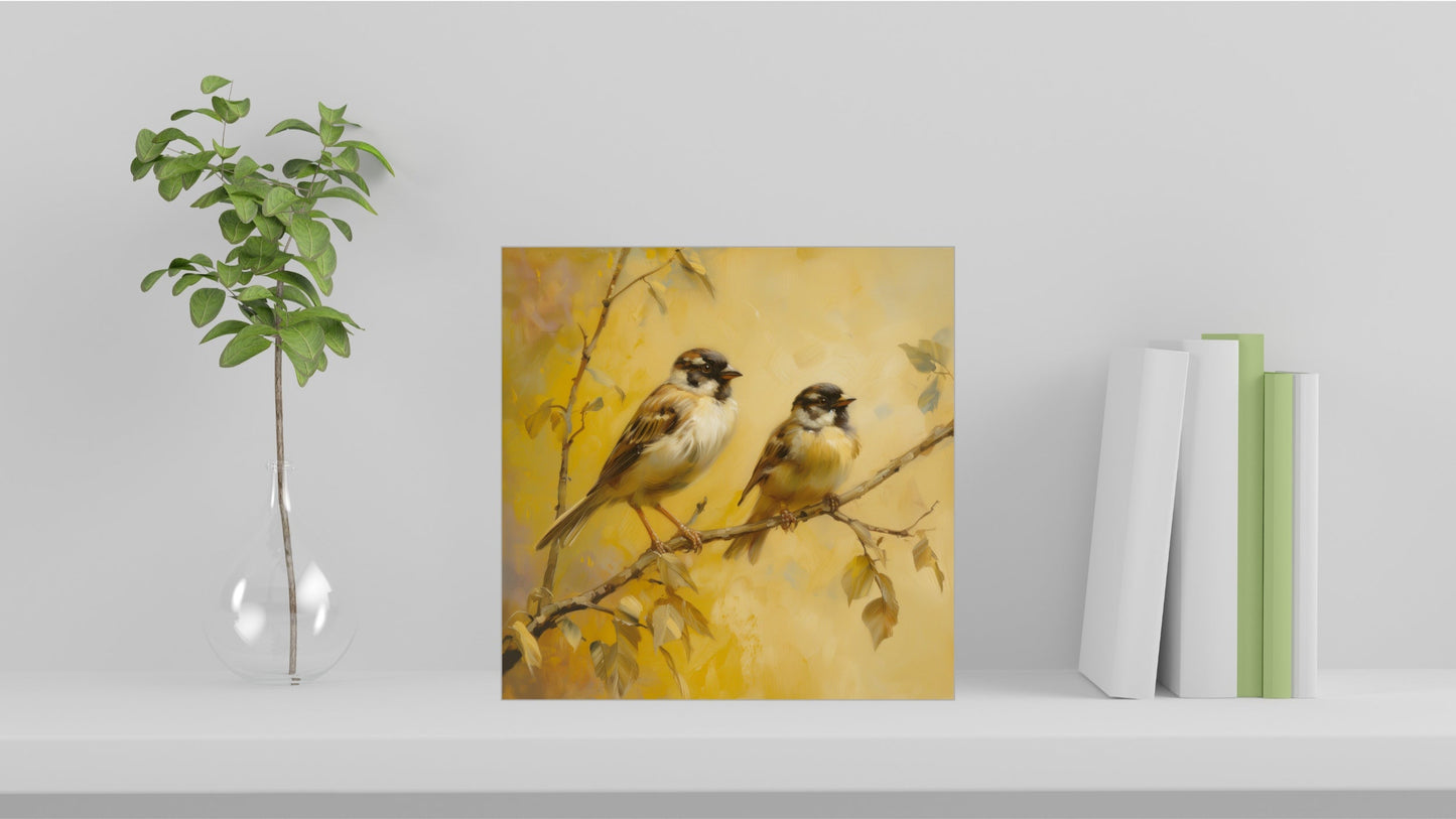 Archibald Thorburn Tribute Bird Series - Eurasian Tree Sparrows