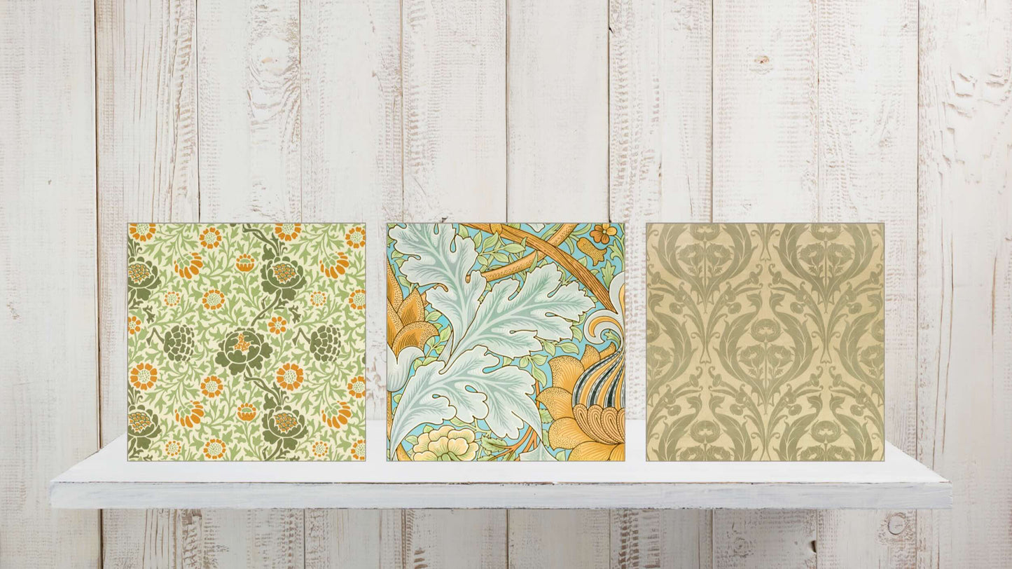William Morris Display Tiles - Set Of 3