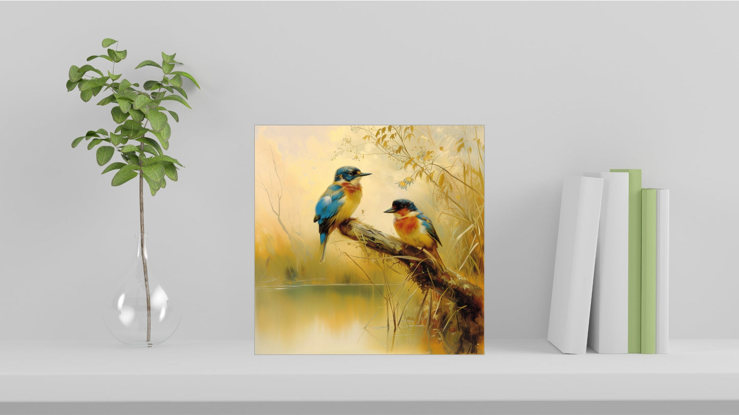 Archibald Thorburn Tribute Bird Series - Kingfishers