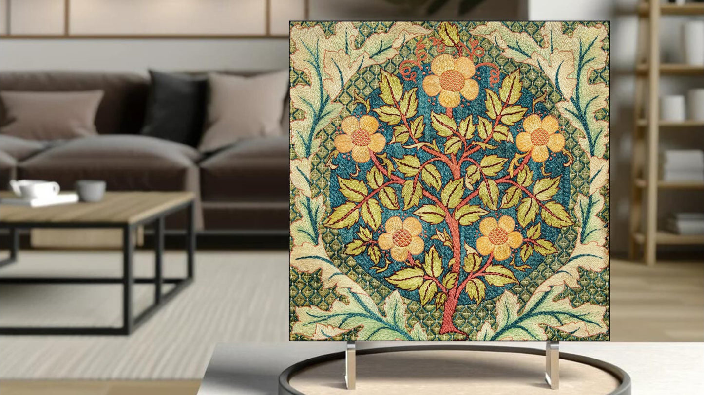 William Morris Display Tiles - Rose Wreath (1834-1896)