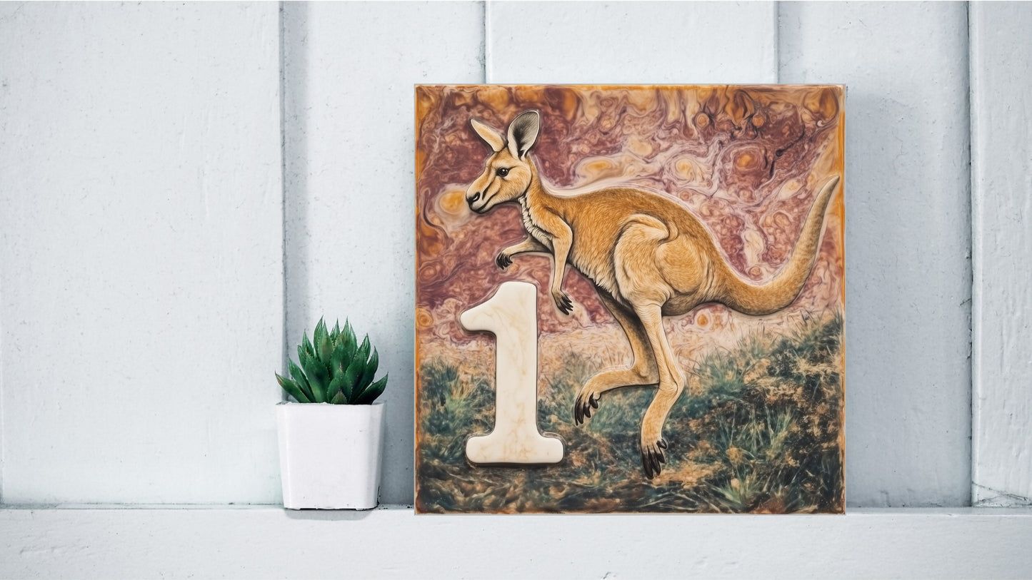 Customised House Number Tiles From Existing Design Templates