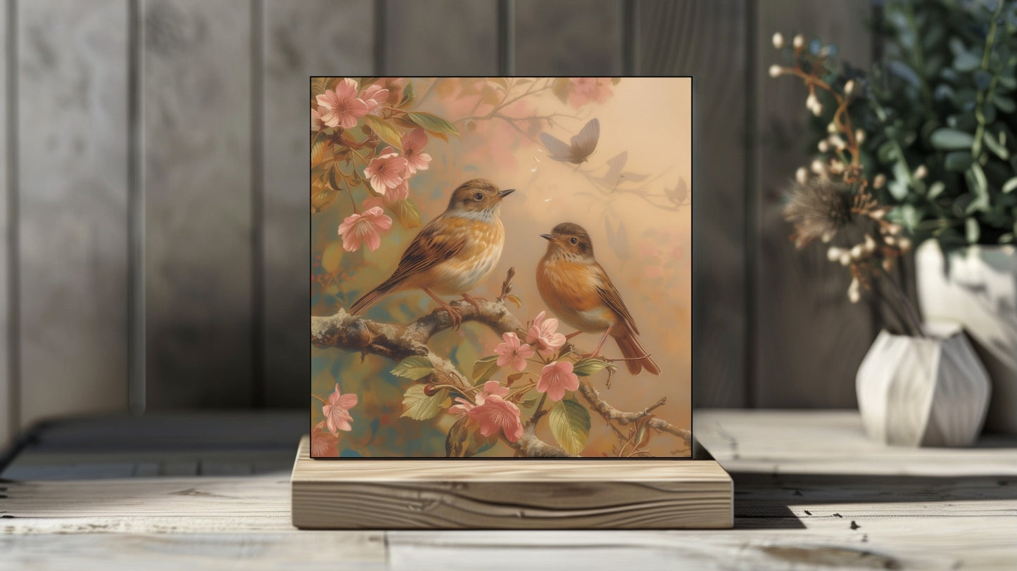 Archibald Thorburn Tribute Bird Series - Common Redpolls