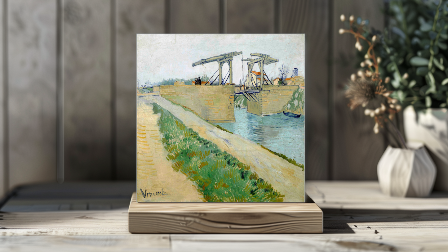 Vincent van Gogh Display Tiles - The Langlois Bridge (1888)