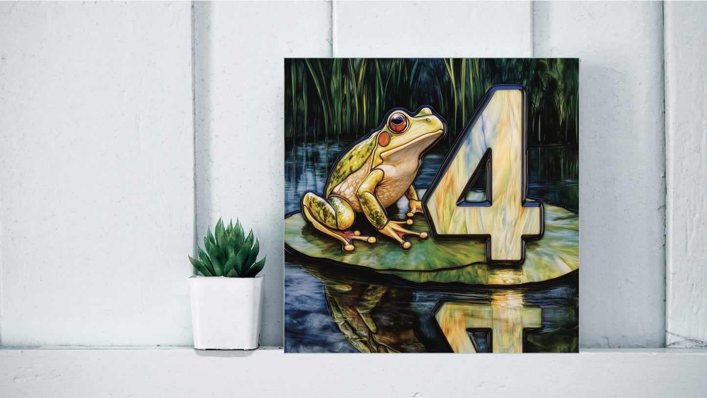 Customised House Number Tiles From Existing Design Templates