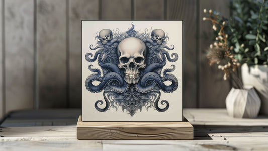 Skeletal Octopus Emblem