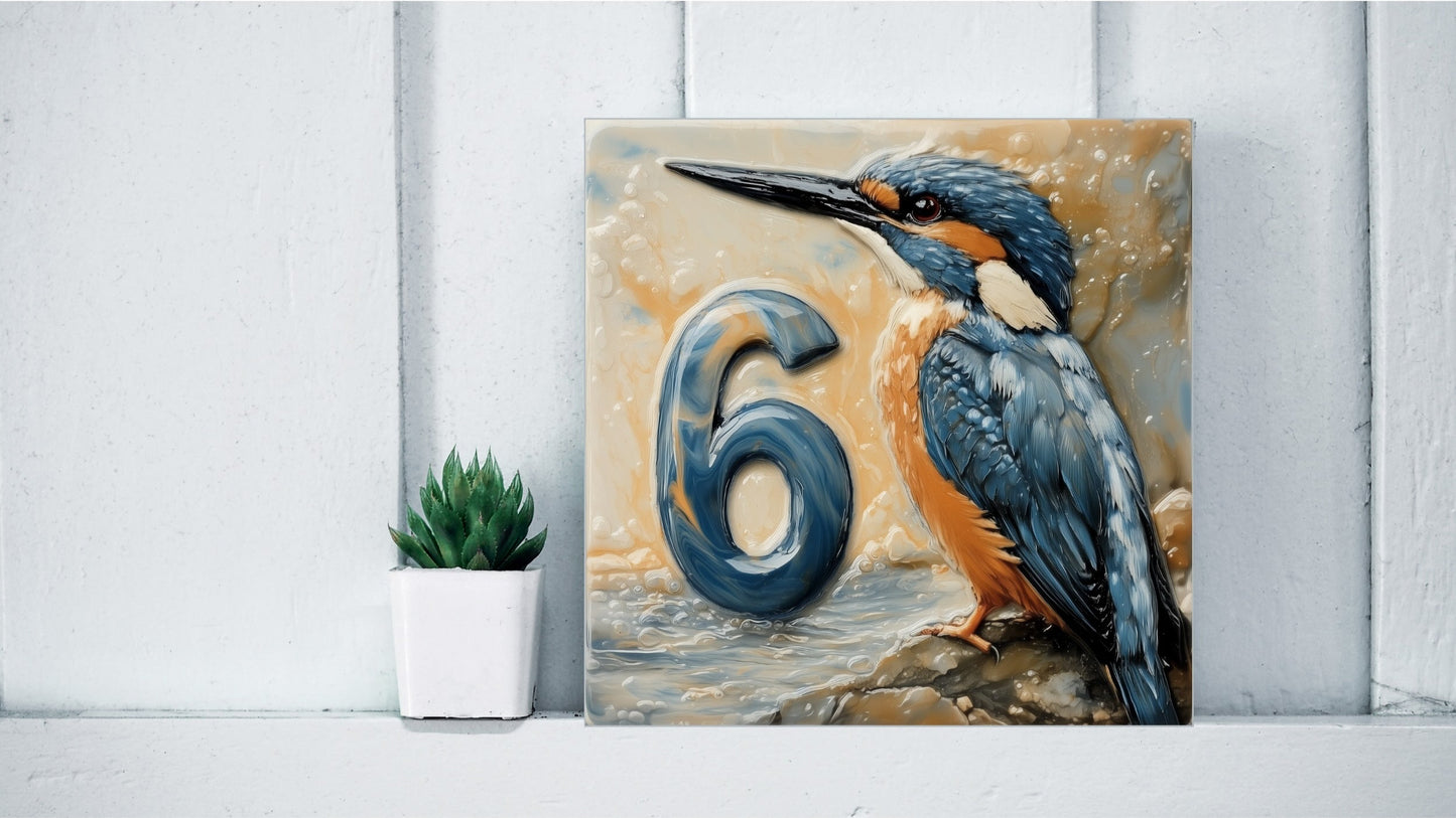Customised House Number Tiles From Existing Design Templates