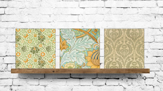 William Morris Display Tiles - Set Of 3
