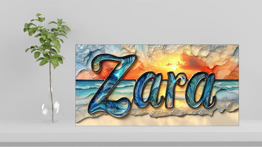Customised Name Plaque Tiles From Scratch - Unlimited Design Options!