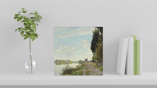 Claude Monet Display Tiles - Argenteuil (1872)