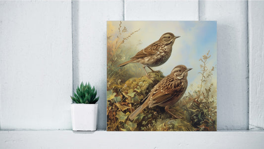 Archibald Thorburn Tribute Bird Series - Song Sparrows