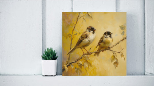 Archibald Thorburn Tribute Bird Series - Eurasian Tree Sparrows