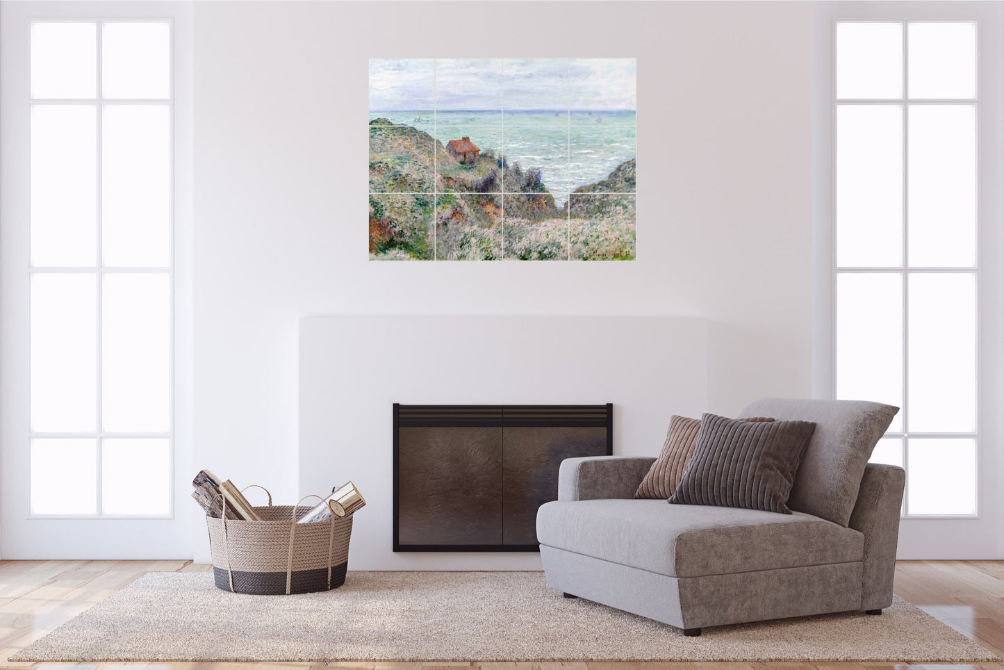 Claude Monet Original Art Murals - Cabin of the Customs Watch (1882)