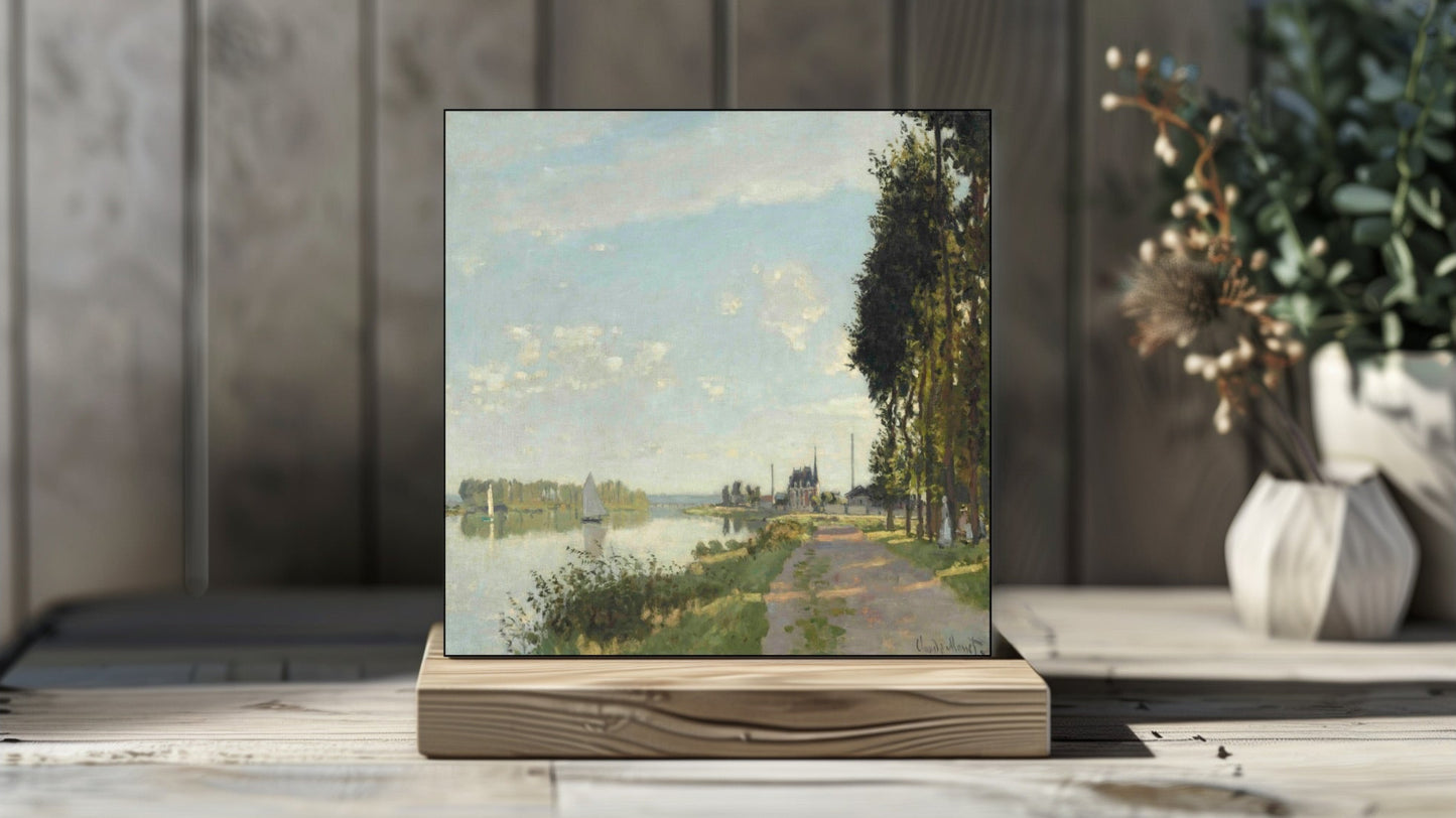 Claude Monet Display Tiles - Argenteuil (1872)