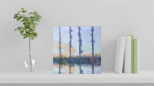 Claude Monet Display Tiles - The Four Trees (1891)