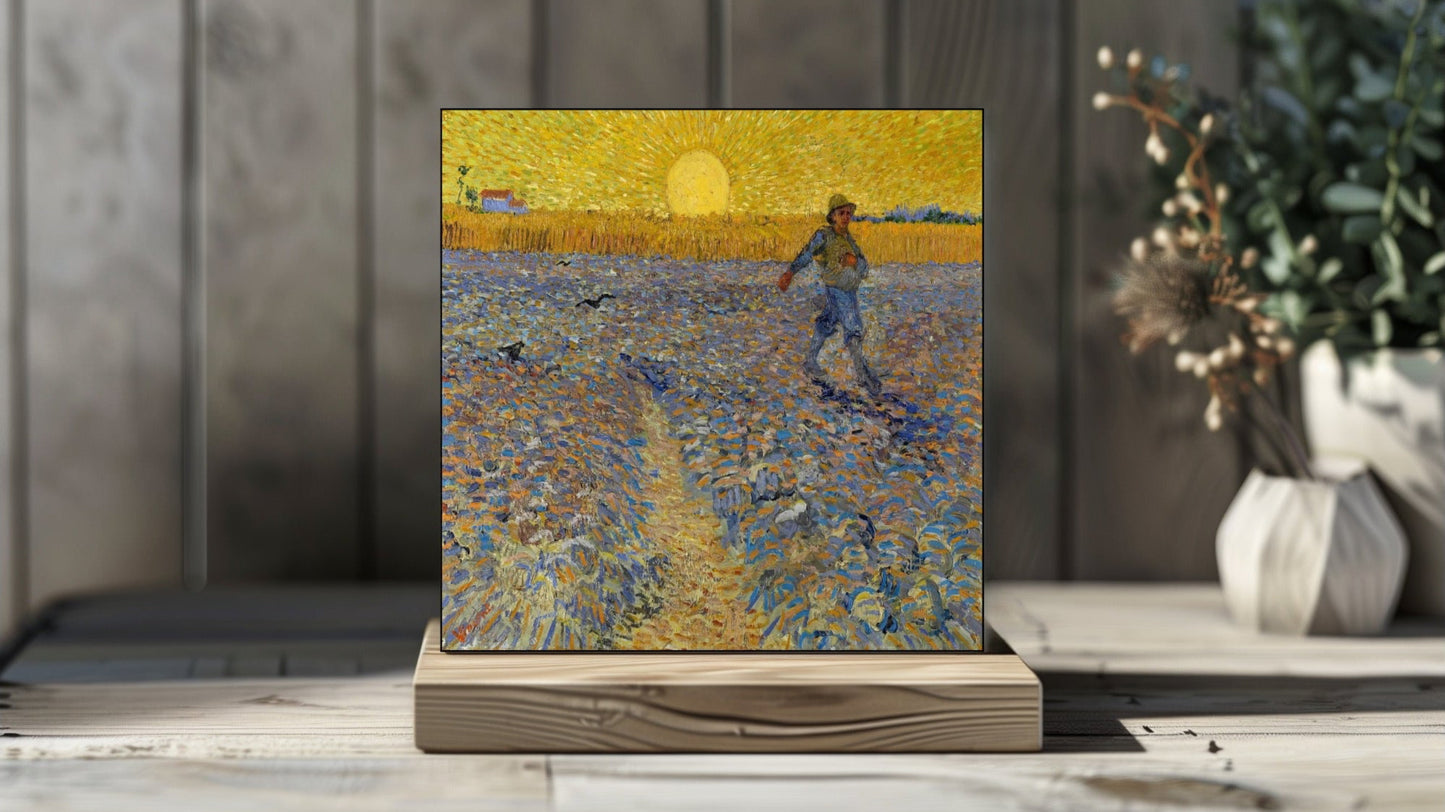 Vincent van Gogh Display Tiles - The Sower (1888)