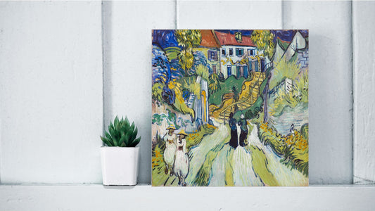 Vincent van Gogh Display Tiles - Stairway at Auvers (1890)