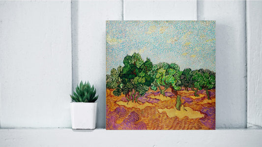 Vincent van Gogh Display Tiles - Olive Trees (1889)