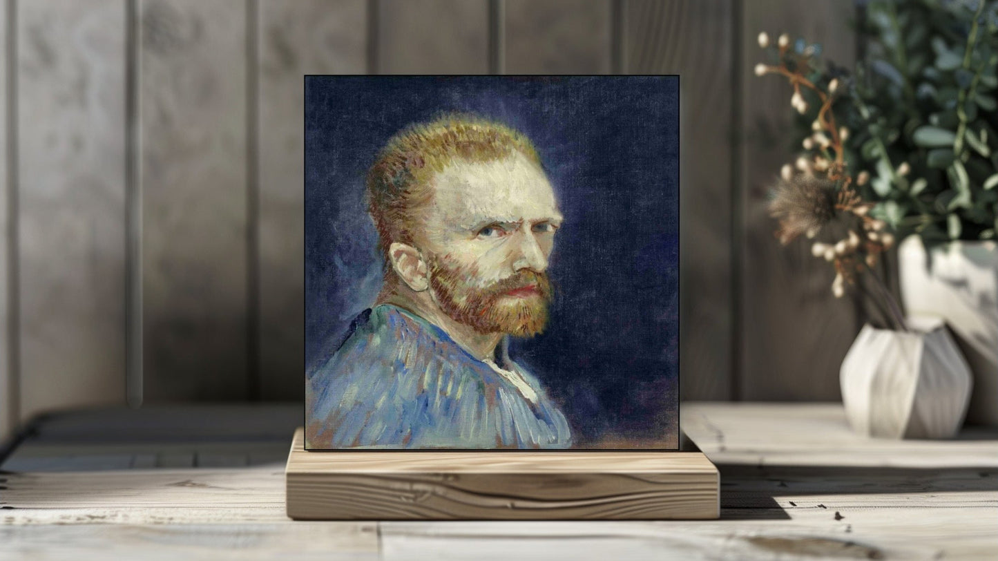 Vincent van Gogh Display Tiles - Self-Portrait (1887)