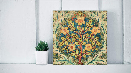 William Morris Display Tiles - Rose Wreath (1834-1896)