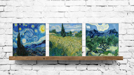 Vincent van Gogh Display Tiles - Set Of 3