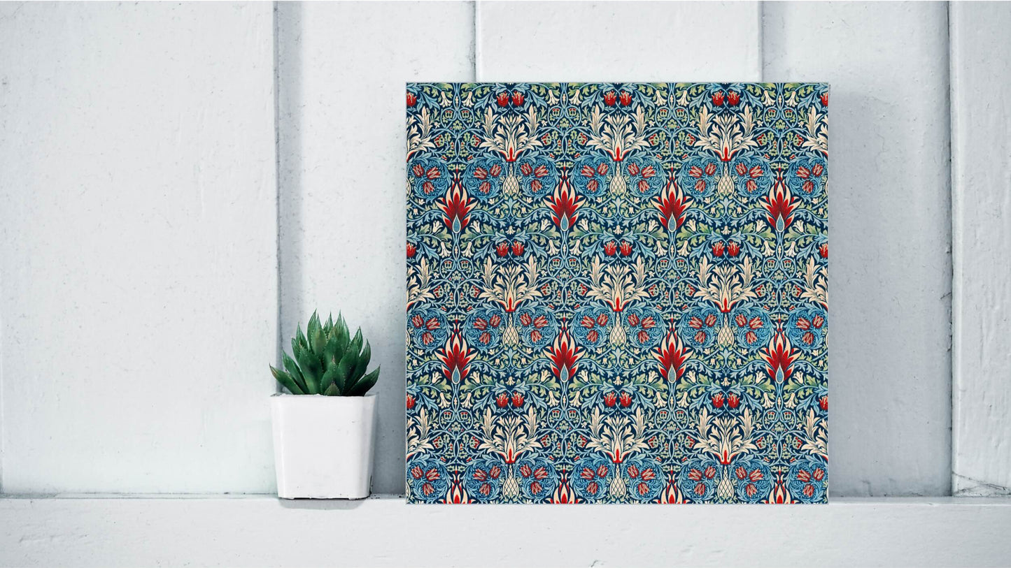 William Morris Display Tiles - Snakehead (1834-1896)