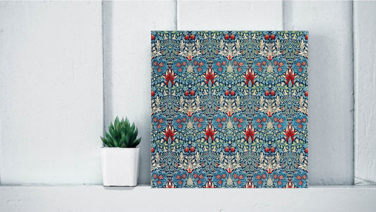 William Morris Display Tiles - Snakehead (1834-1896)