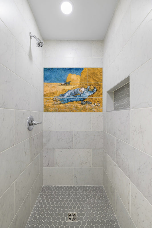 Vincent van Gogh Original Art Murals - The Siesta (1890)