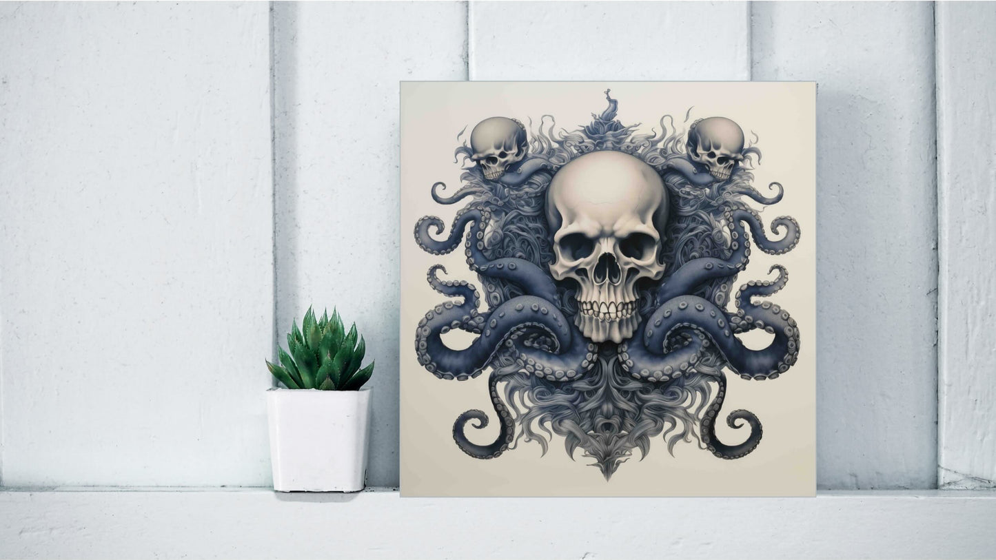 Skeletal Octopus Emblem