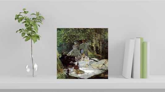 Claude Monet Display Tiles - Luncheon on the Grass (1865–1866)