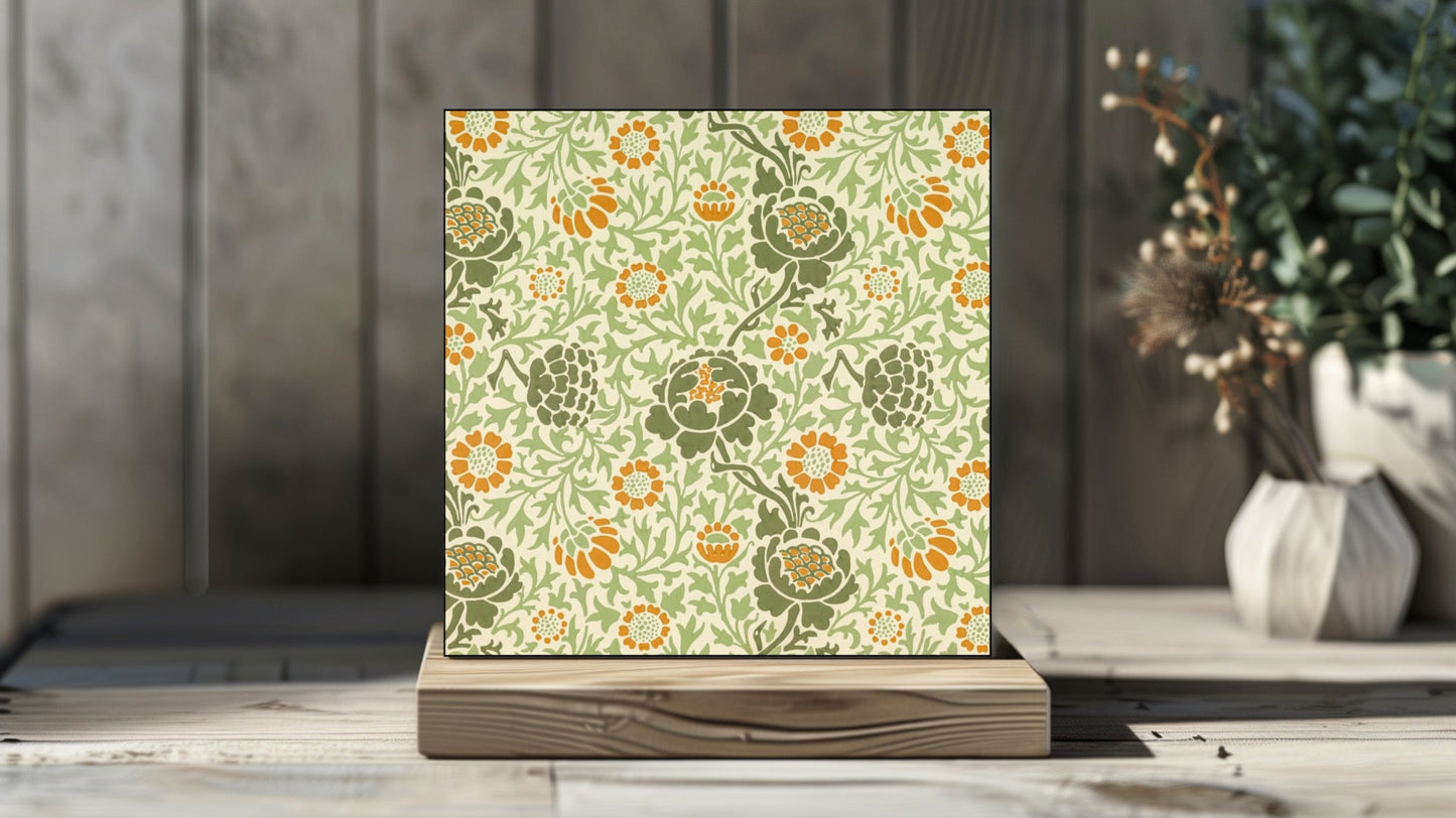 William Morris Display Tiles - Grafton (1883)