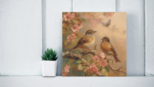 Archibald Thorburn Tribute Bird Series - Common Redpolls