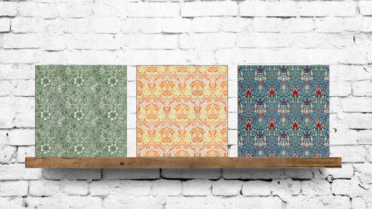 William Morris Display Tiles - Set Of 3